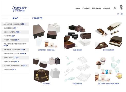 Siamo in linea con il Nuovo Shop Online Scatolificio Venezia per il B2B e B2C