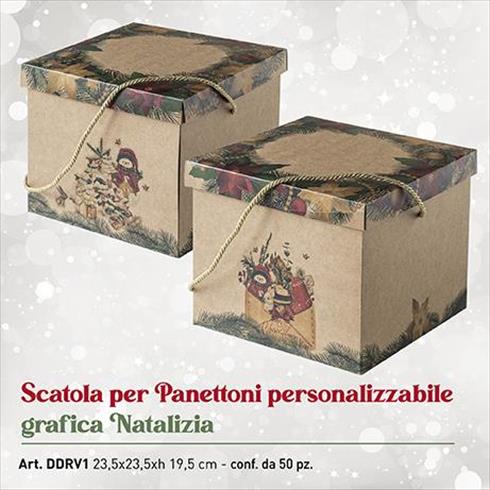 Nuove scatole natalizie e per panettoni con grafiche a tema