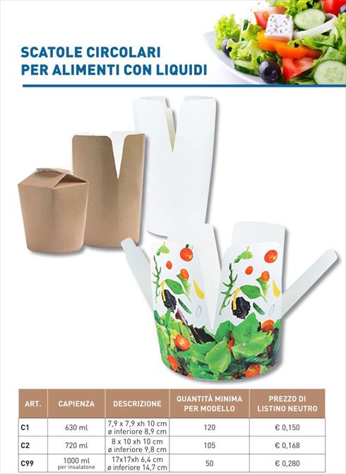 Scatole per prodotti alimentari da asporto - Nuovo catalogo 2021 HOME DELIVERY